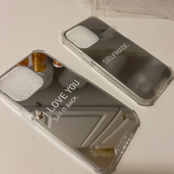 - 2 cute mirror iPhone 13 pro case brand new - Picture 4 of 7